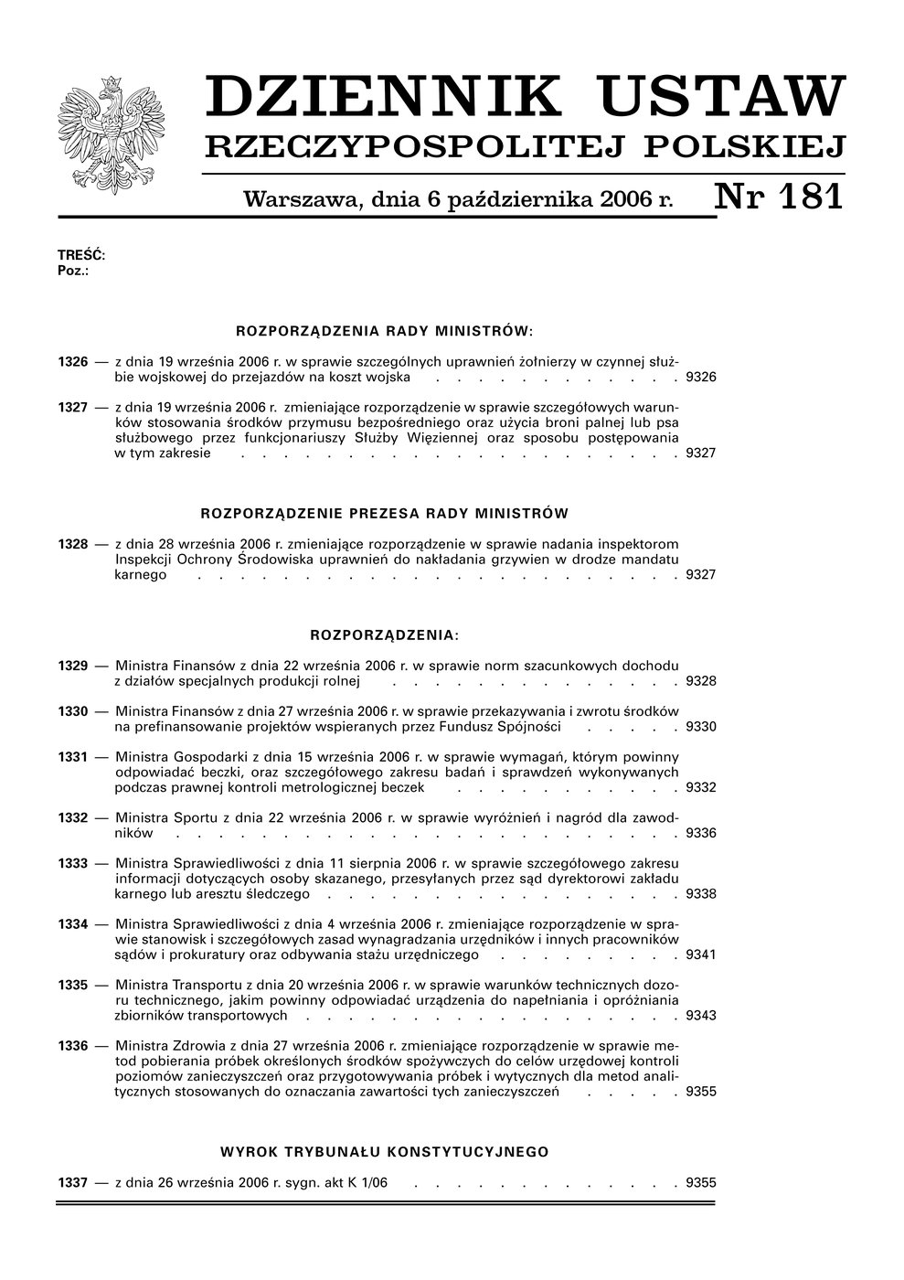 Dziennik Ustaw Rzeczypospolitej Polskiej — oficjalny dziennik urzędowy, w którym ogłaszany jest m.in. Kodeks pracy. Akty normatywne nie podlegają prawu autorskiemu. · źródło: Kancelaria Prezesa Rady Ministrów, Wikimedia Commons, domena publiczna