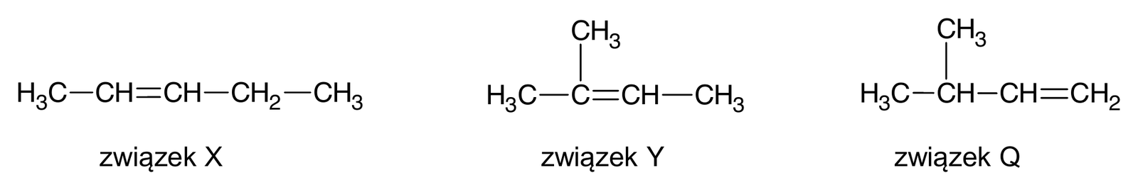 Chemia R, matura 2024 CKE (maj) — Informacja do z. 14–16 (wzory X, Y, Q) · Arkusz CKE maj 2024 · CKE · dozwolony użytek (art. 27 pr. aut.)