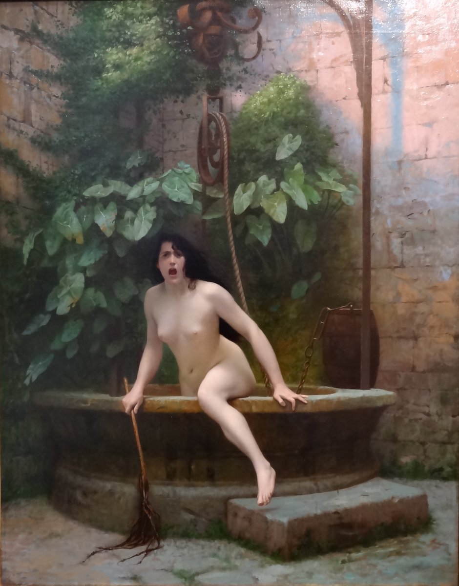„Prawda wychodząca ze studni" (1896) — alegoria prawdy obnażającej kłamstwo, Jean-Léon Gérôme · źródło: Jean-Léon Gérôme, Wikimedia Commons, domena publiczna