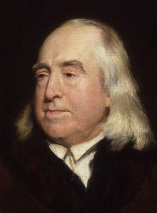 Portret Jeremyego Benthama, jednego z twórców utylitaryzmu · źródło: Henry William Pickersgill, Wikimedia Commons, domena publiczna