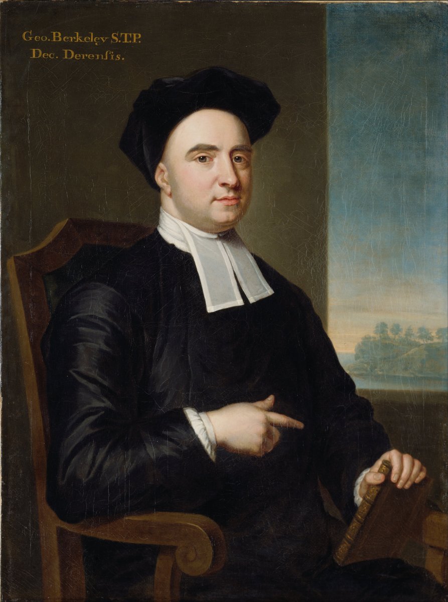 George Berkeley (1685–1753), autor zasady esse est percipi i immaterializmu · źródło: John Smibert, Wikimedia Commons, domena publiczna
