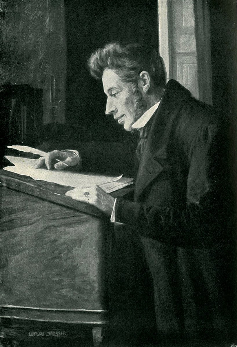 Søren Kierkegaard, często uważany za ojca egzystencjalizmu (portret Luplau Janssena) · źródło: Luplau Janssen, Wikimedia Commons, domena publiczna