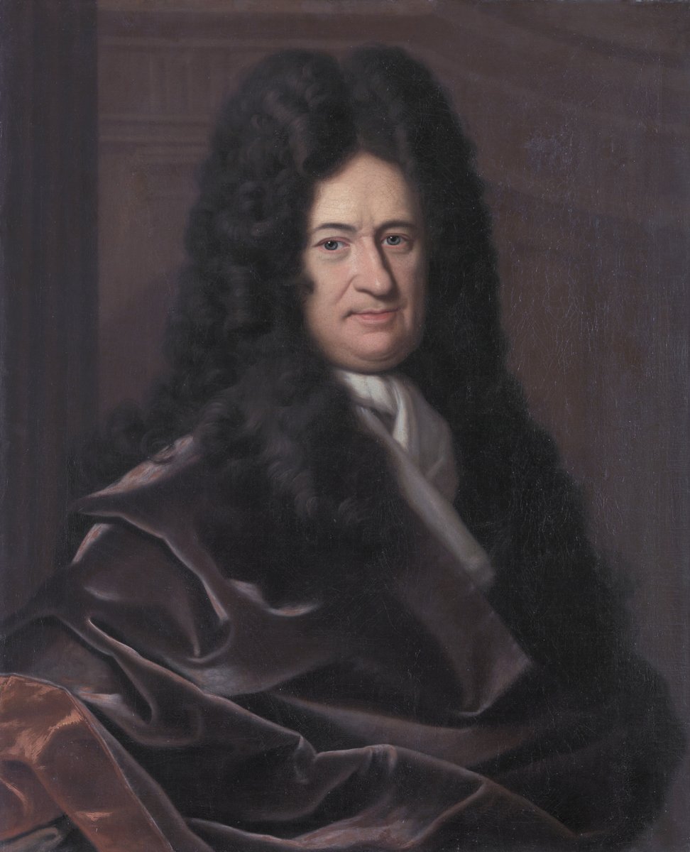 Portret Gottfrieda Wilhelma Leibniza, autora pytania „Dlaczego istnieje raczej coś niż nic?" · źródło: Christoph Bernhard Francke, Wikimedia Commons, domena publiczna