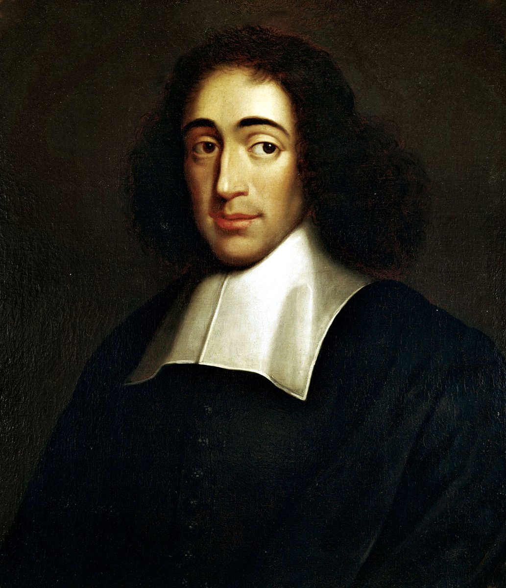 Baruch Spinoza (1632–1677), autor monistycznej tezy Deus sive Natura · źródło: anonim, Wikimedia Commons, domena publiczna