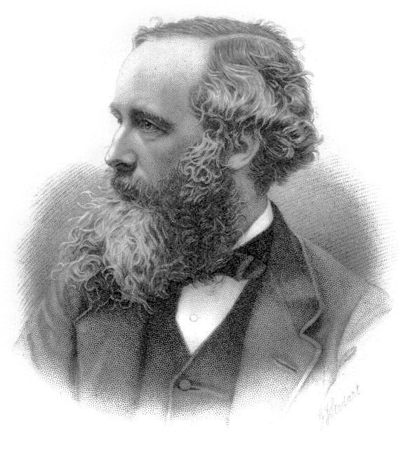 James Clerk Maxwell — ujął elektryczność, magnetyzm i optykę w jeden zestaw równań i przewidział, że światło jest falą elektromagnetyczną. · źródło: G. J. Stodart, Wikimedia Commons, domena publiczna