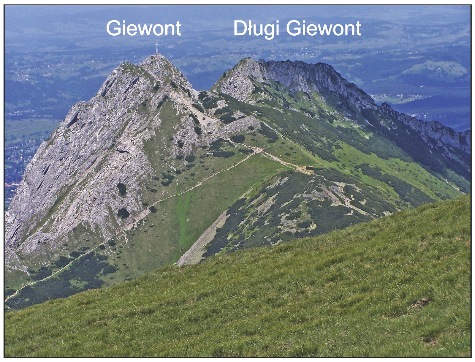 Zadanie 1 (Giewont) · „Na podstawie: www.wikimedia.org" · CKE · dozwolony użytek (art. 27 pr. aut.)