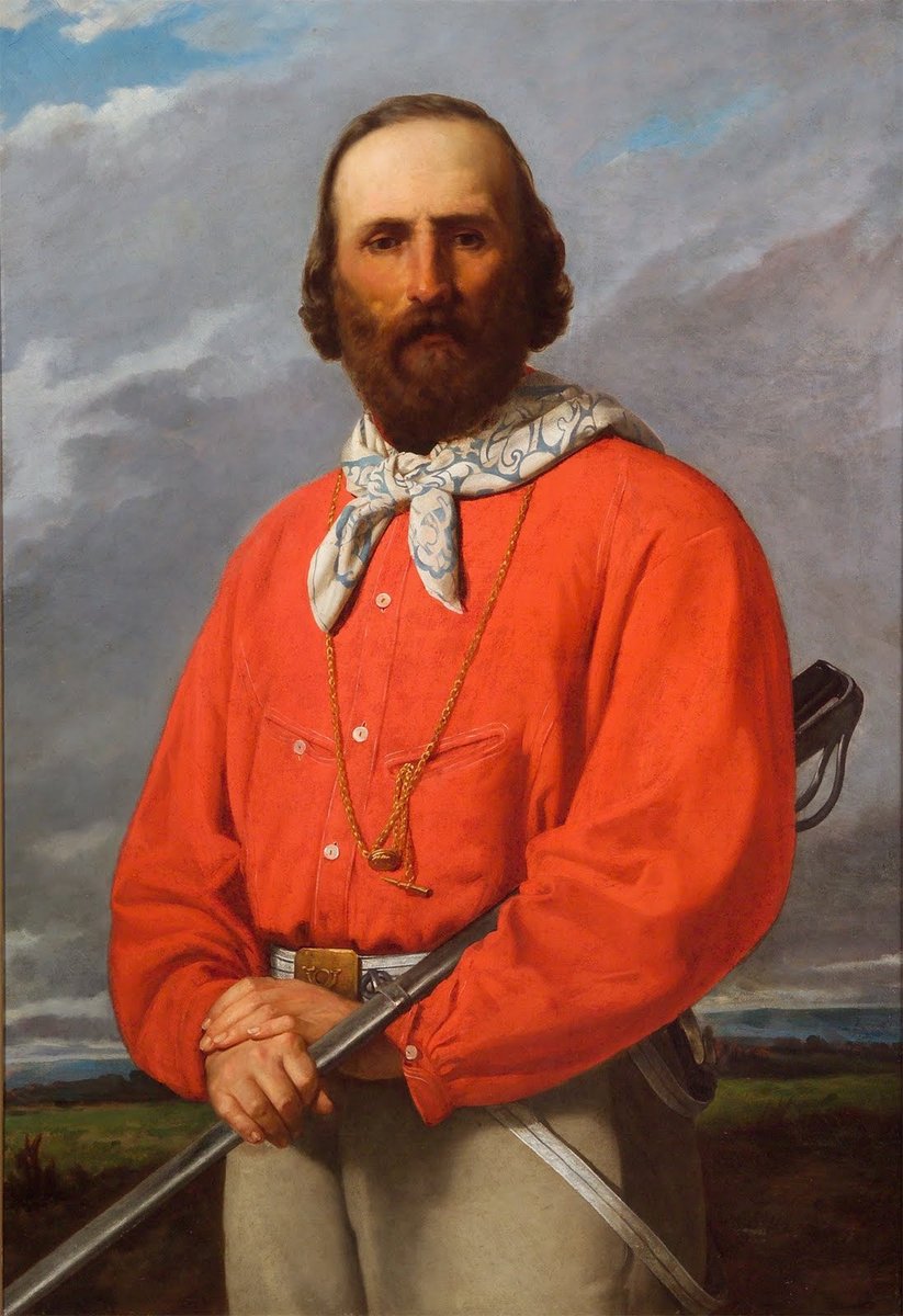 Giuseppe Garibaldi (Silvestro Lega, 1861) — bohater zjednoczenia Włoch. Jego „wyprawa tysiąca” przyłączyła południe półwyspu do nowego Królestwa Włoch. · źródło: Silvestro Lega, Wikimedia Commons, domena publiczna