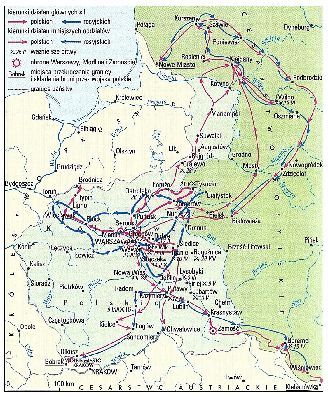 Zadanie 14 (mapa) · „Na podstawie: Wielka Encyklopedia PWN, red. J. Wojnowski, t. 22, Warszawa 2004, s. 176" · CKE · dozwolony użytek (art. 27 pr. aut.)