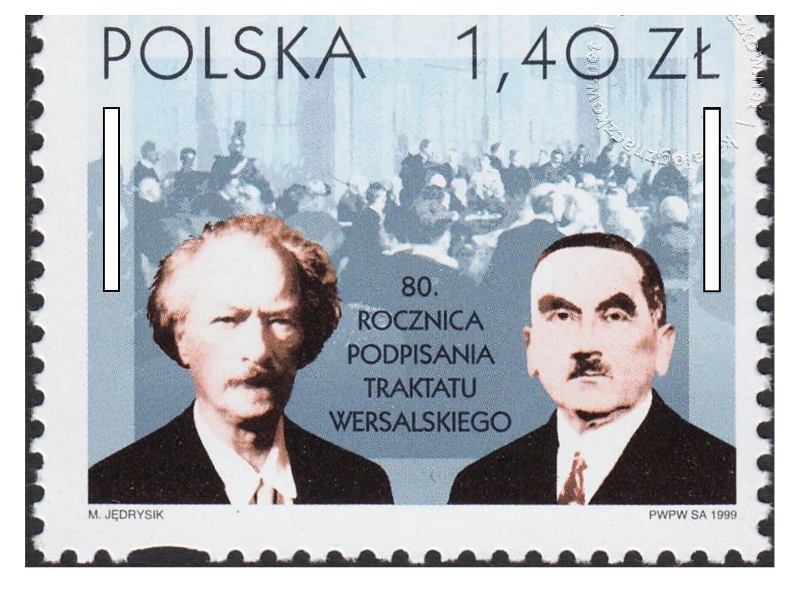 Historia R, matura 2026 CKE (maj) — Zadanie 18 (znaczek pocztowy) · Arkusz CKE maj 2026; podpis: „Na podstawie: katalogznaczkow.net" · CKE · dozwolony użytek (art. 27 pr. aut.)