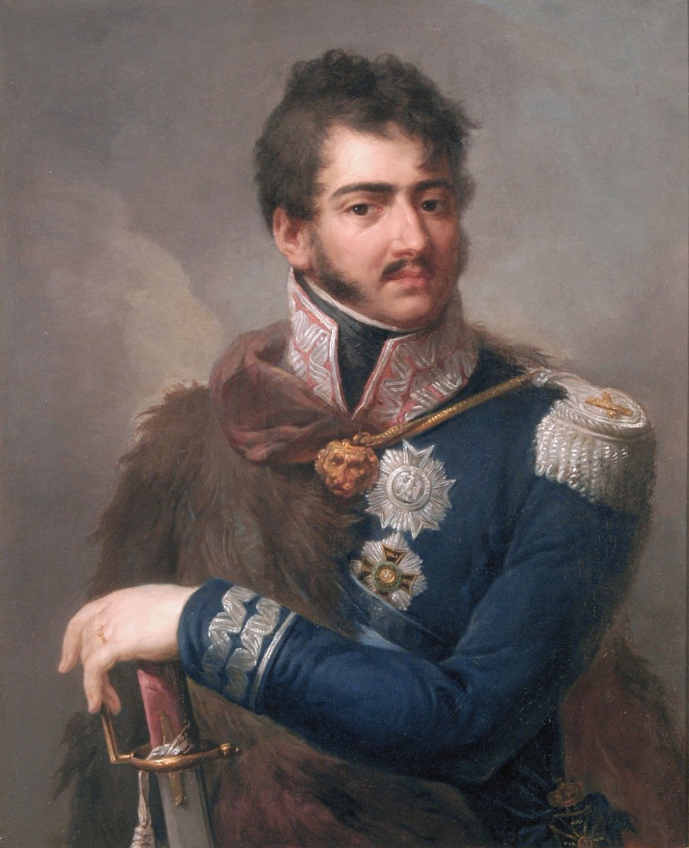 Książę Józef Poniatowski (Josef Grassi) — minister wojny i wódz armii Księstwa Warszawskiego, bohatersko poległy w 1813 r. pod Lipskiem. · źródło: Josef Grassi, Wikimedia Commons, domena publiczna