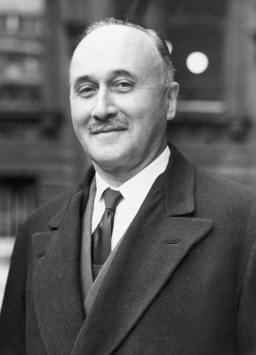 Jean Monnet — współtwórca i „architekt” integracji europejskiej, orędownik jednoczenia Europy poprzez wspólną gospodarkę. · źródło: Keystone, Wikimedia Commons, domena publiczna