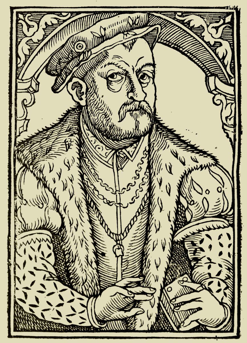 Mikołaj Rej (drzeworyt, 1568) — „ojciec literatury polskiej”, protestant, który dowodził, że „Polacy nie gęsi, iż swój język mają”. · źródło: nieznany, Wikimedia Commons, domena publiczna