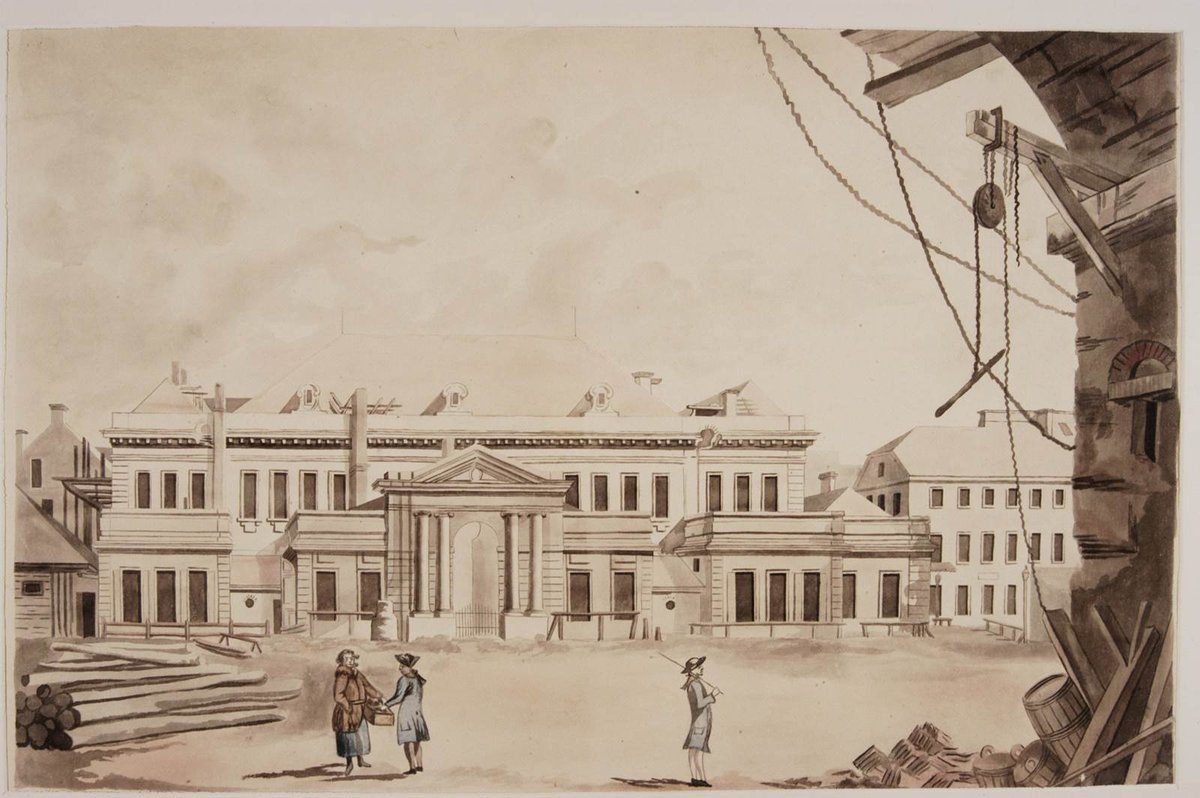 Teatr Narodowy w Warszawie (akwarela Zygmunta Vogla, ok. 1791). Obok Komisji Edukacji Narodowej był jedną z instytucji kultury i oświaty doby stanisławowskiej. · źródło: Zygmunt Vogel, Wikimedia Commons, domena publiczna