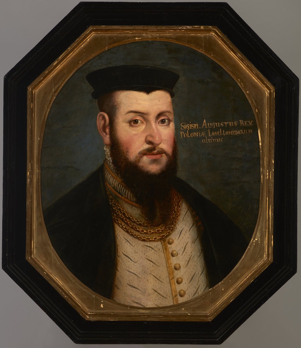 Zygmunt August — ostatni król z dynastii Jagiellonów (portret, XVI w.). To on doprowadził do zawarcia unii realnej Polski i Litwy w 1569 r. · źródło: nieznany, Wikimedia Commons, domena publiczna