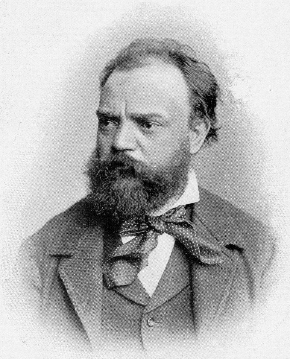 Fotografia portretowa Antonína Dvořáka (1882) · źródło: autor nieznany, Wikimedia Commons, domena publiczna