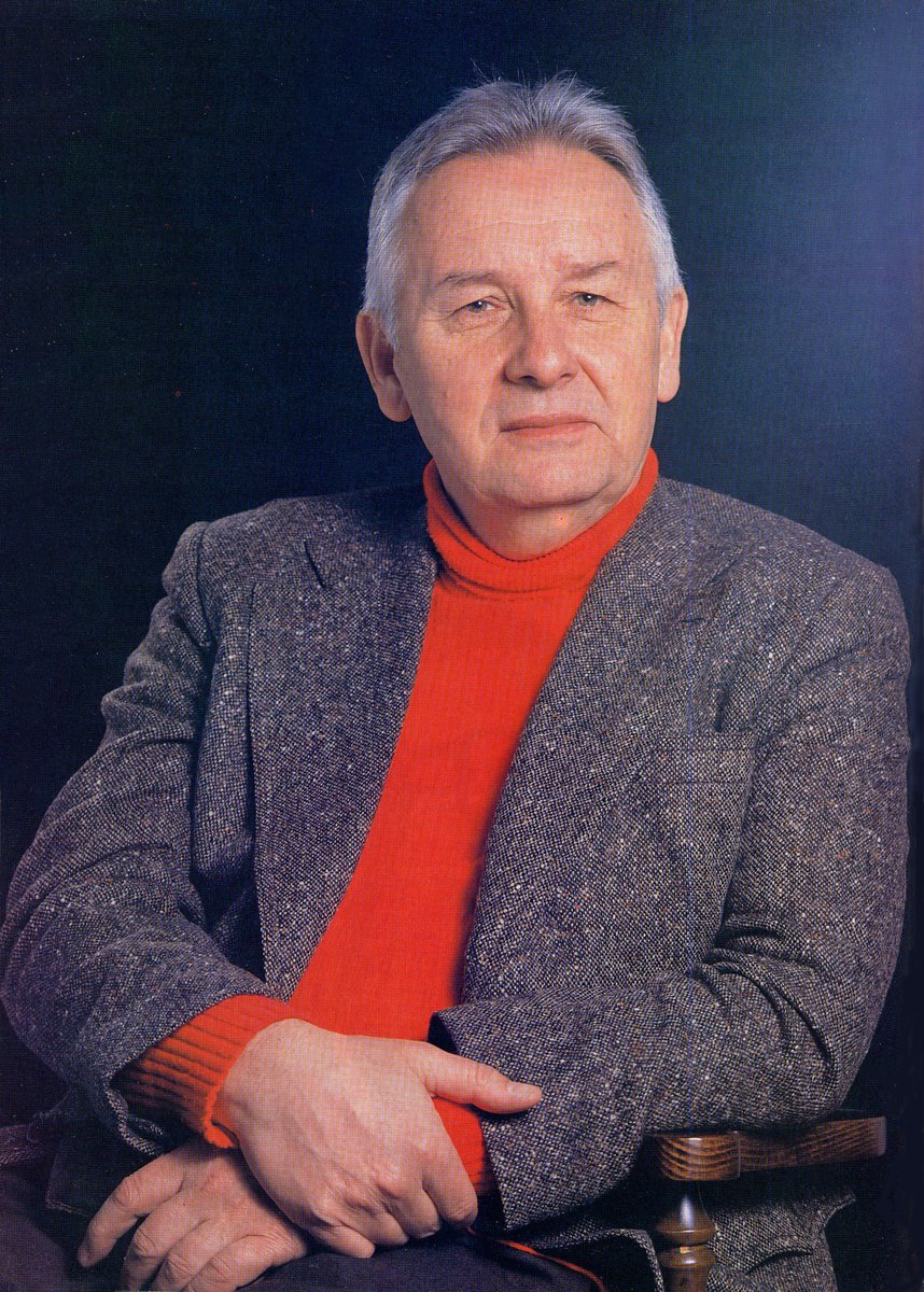 Henryk Mikołaj Górecki (1933–2010) — kompozytor III Symfonii „Pieśni żałosnych” · źródło: Lech Kowalski i Włodzimierz Pniewski, Wikimedia Commons, domena publiczna