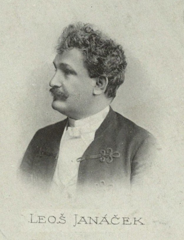 Portret Leoša Janáčka (ok. 1899), czeskiego twórcy teorii „melodii mowy" · źródło: autor nieznany, Wikimedia Commons, domena publiczna