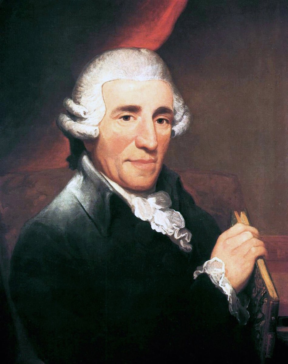 Joseph Haydn (1732–1809), „ojciec symfonii" i twórca klasycznego kwartetu smyczkowego (portret z 1791) · źródło: Thomas Hardy, Wikimedia Commons, domena publiczna