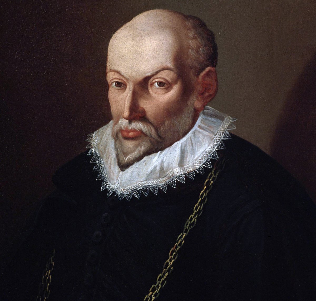 Portret Orlanda di Lasso (Orlande de Lassus), mistrza polifonii późnego renesansu · źródło: autor nieznany, Wikimedia Commons, domena publiczna