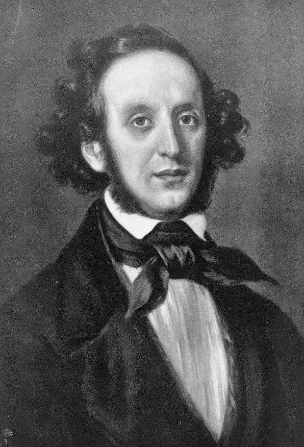 Portret Feliksa Mendelssohna-Bartholdy'ego (olej Eduarda Magnusa, 1846) · źródło: Eduard Magnus, Wikimedia Commons, domena publiczna