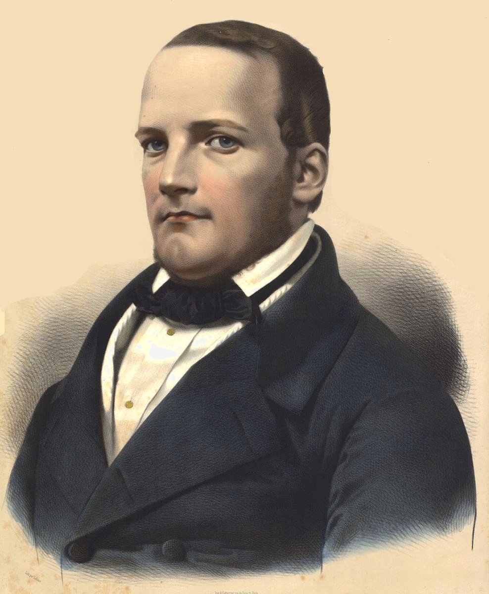 Portret Stanisława Moniuszki, litografia Adolphe(a) Lafosse — ojca opery polskiej · źródło: Adolphe Lafosse, Wikimedia Commons, domena publiczna