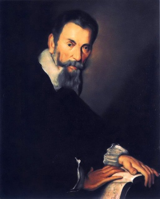Portret Claudia Monteverdiego (ok. 1640), twórcy „LOrfeo” · źródło: Bernardo Strozzi (kopia), Wikimedia Commons, domena publiczna