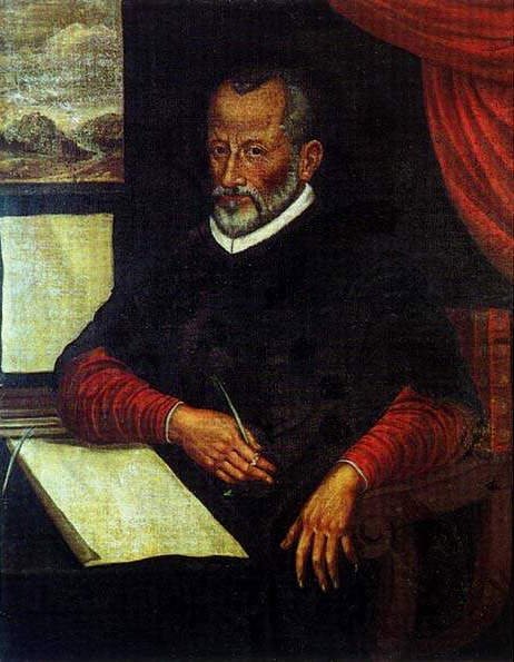 Portret Giovanniego Pierluigiego da Palestriny, wzorcowego kompozytora renesansowej polifonii kościelnej · źródło: autor nieznany, Wikimedia Commons, domena publiczna