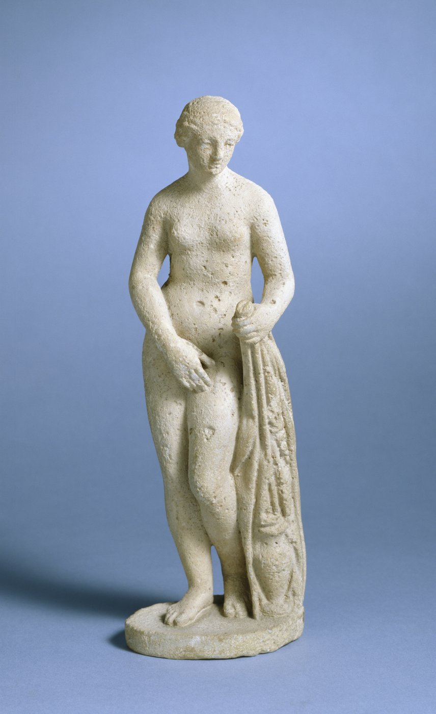 Afrodyta z Knidos (kopia wg Praksytelesa, ok. 350 p.n.e.) — pierwszy wielki akt kobiecy rzeźby greckiej; klasyczny pierwowzór, do którego nawiązuje Wenus z Milo · źródło: Walters Art Museum, Wikimedia Commons, CC BY-SA 3.0