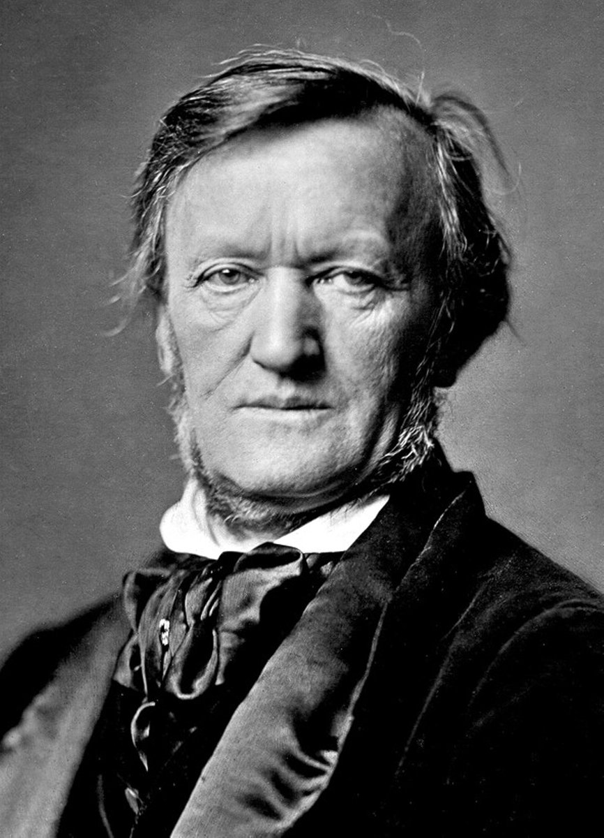 Fotografia Richarda Wagnera, twórcy dramatu muzycznego i leitmotywu · źródło: Franz Hanfstaengl, Wikimedia Commons, domena publiczna
