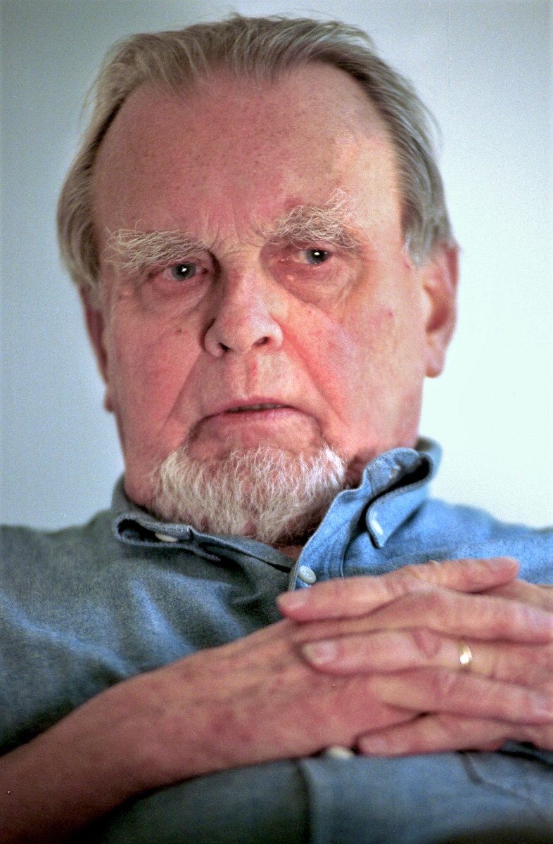 Czesław Miłosz (Kraków, 1999) — poeta-świadek, laureat Nagrody Nobla 1980 · źródło: Artur Pawłowski, Wikimedia Commons, CC BY-SA 4.0