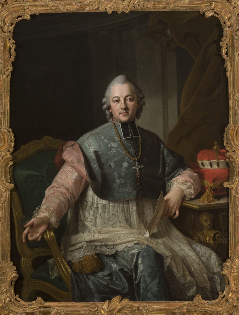 Ignacy Krasicki, autor bajek i satyr, najwybitniejszy poeta polskiego oświecenia · źródło: Per Krafft starszy, Wikimedia Commons, domena publiczna