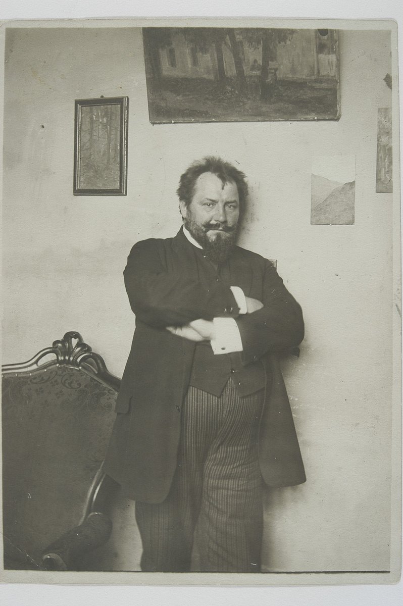 Jan Kasprowicz — poeta „Hymnów” i motywu teomachii (portret ok. 1910 r.) · źródło: autor nieznany, Wikimedia Commons, domena publiczna