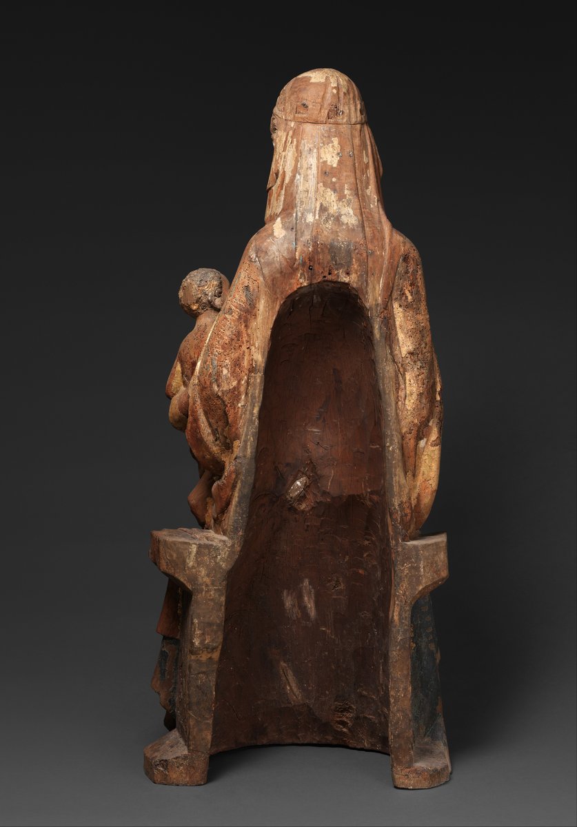 Gotycka Pietà (Vesperbild, ok. 1375–1400) — plastyczna realizacja toposu Stabat Mater, Maria z ciałem Syna · źródło: nieznany, Wikimedia Commons, CC0