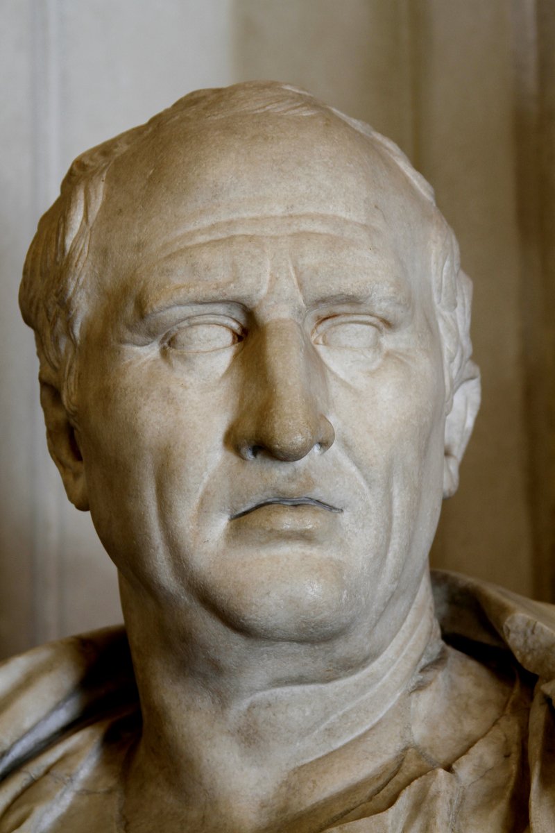 Antyczne marmurowe popiersie Cycerona, najwybitniejszego mówcy i teoretyka retoryki rzymskiej · źródło: José Luiz Bernardes Ribeiro, Wikimedia Commons, CC BY-SA 4.0