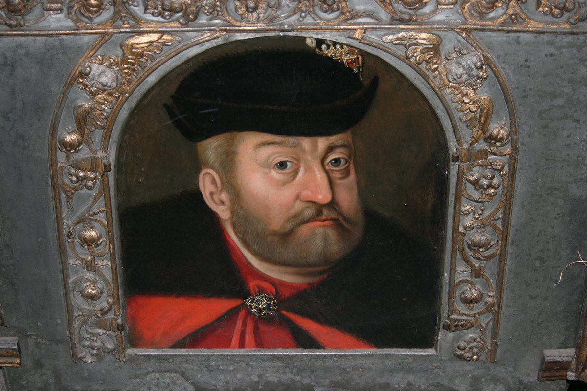 Portret trumienny Adama Sędziwoja Czarnkowskiego — przykład sztuki sarmackiej zdobiącej trumny polskiej szlachty · źródło: nieznany malarz barokowy, Wikimedia Commons, domena publiczna