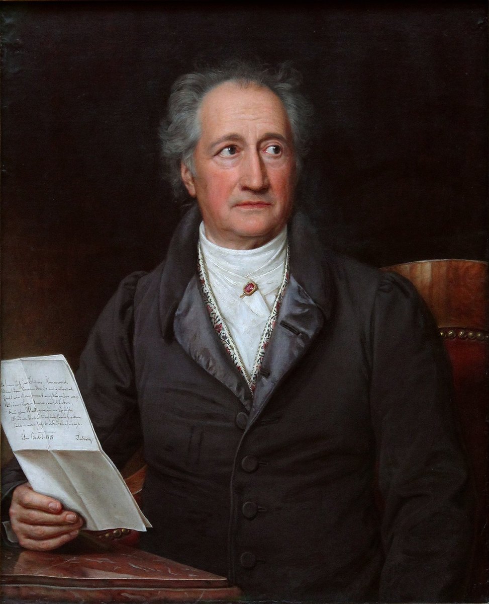 Joseph Karl Stieler, portret Johanna Wolfganga Goethego (1828) — autor „Cierpień młodego Wertera" · źródło: Joseph Karl Stieler, Wikimedia Commons, domena publiczna