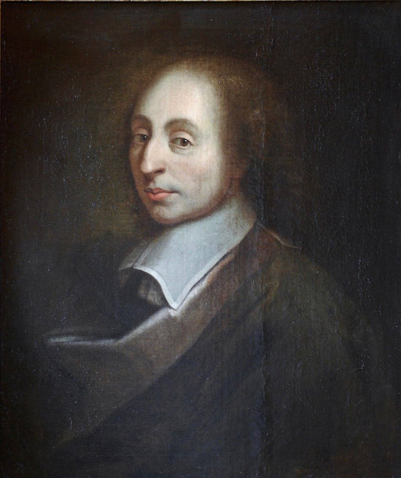 Blaise Pascal — portret olejny (kopia wg François II Quesnela) · źródło: Wikimedia Commons, domena publiczna