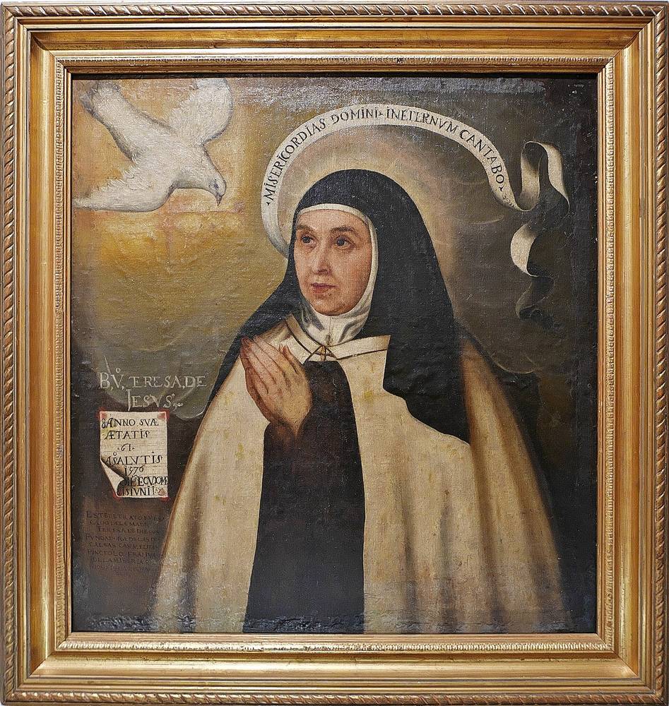 Teresa z Ávila — portret Fray Juana de la Miserii malowany za życia świętej (1576) · źródło: fot. reprodukcji, Wikimedia Commons, CC BY-SA 4.0