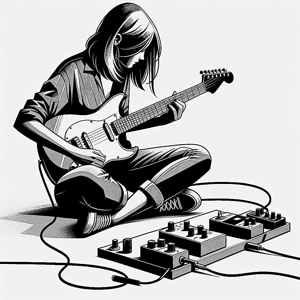 Dostrajanie parametrów sztucznej sieci neuronowej można porównać do gitarzysty lub gitarzystki, którzy dążą do osiągnięcia idealnego brzmienia swojego instrumentu