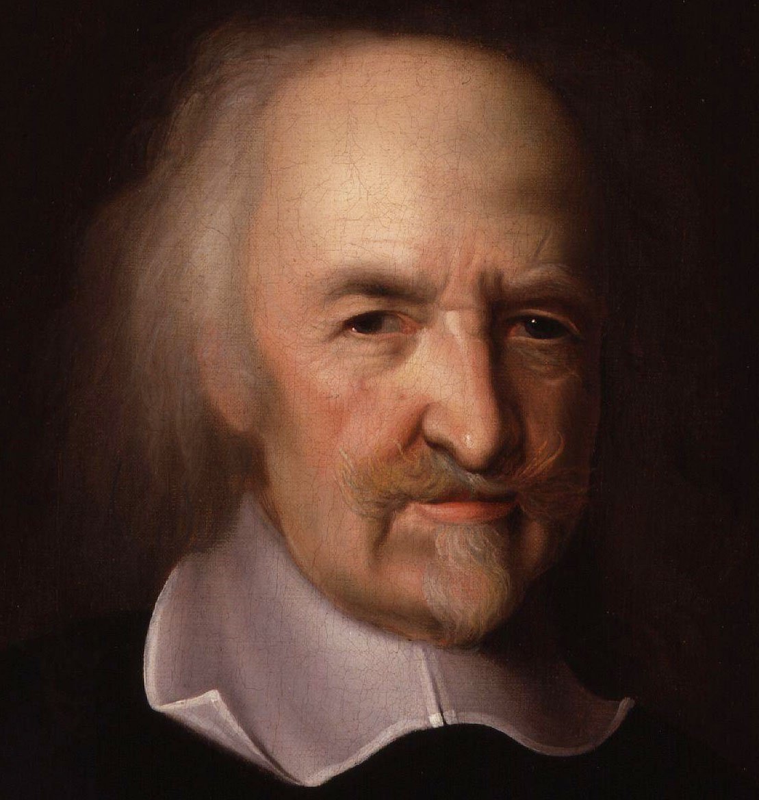 Thomas Hobbes — portret pędzla Johna Michaela Wrighta · źródło: National Portrait Gallery / Wikimedia Commons, domena publiczna