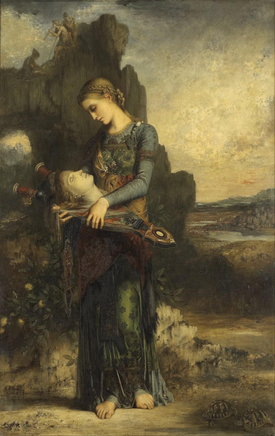Gustave Moreau — Orfeusz (głowa Orfeusza)