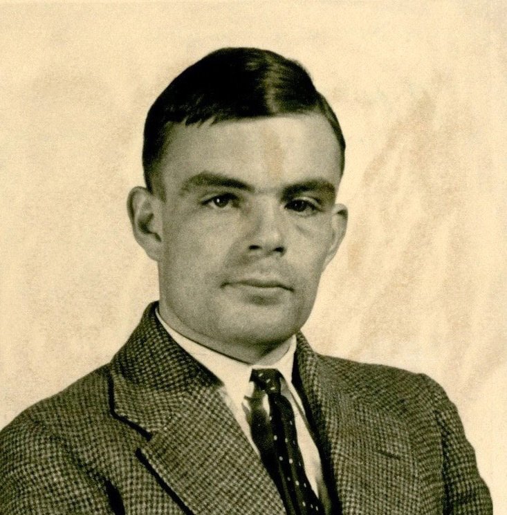 Alan Turing w Princeton (1936) · źródło: Wikimedia Commons, domena publiczna